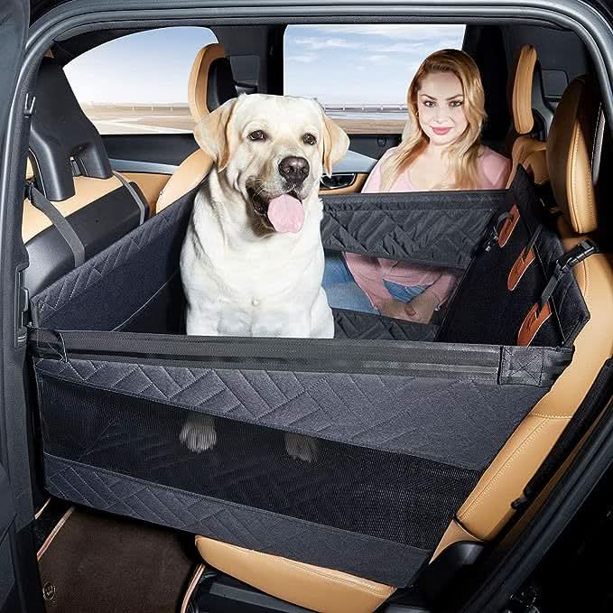 Puppy Protector Plus - Waterproof Dog Mat Memory Foam For Safe And Comfortable Car Protection