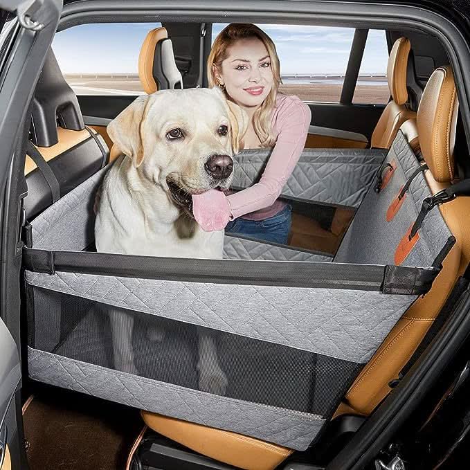 Puppy Protector Plus - Waterproof Dog Mat Memory Foam For Safe And Comfortable Car Protection