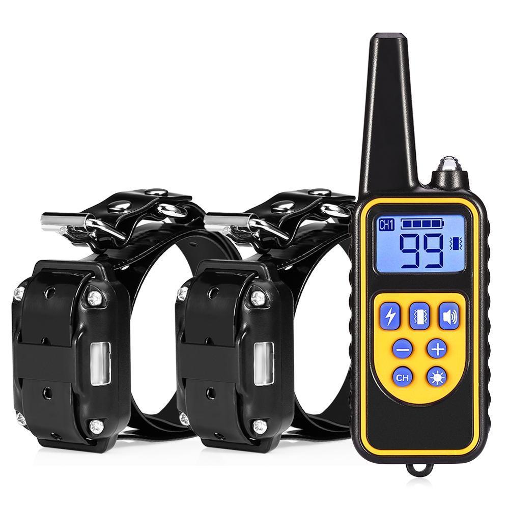 OBEDIMAX – Wasserdichtes Hundetrainingshalsband mit Fernbedienung und 3 Trainingsmodi 0