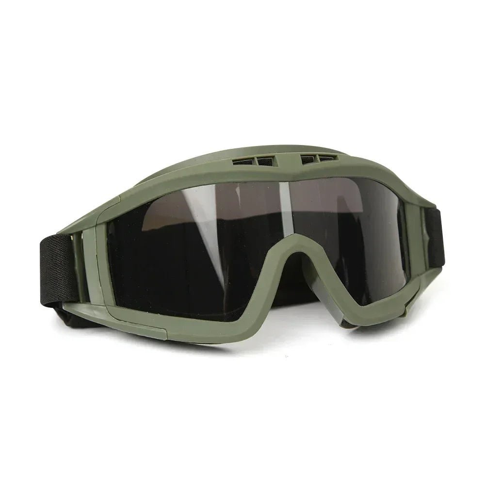 OPTRIGEAR – Taktische Schutzbrille mit 3 austauschbaren Gläsern für den Outdoor-Schutz 16