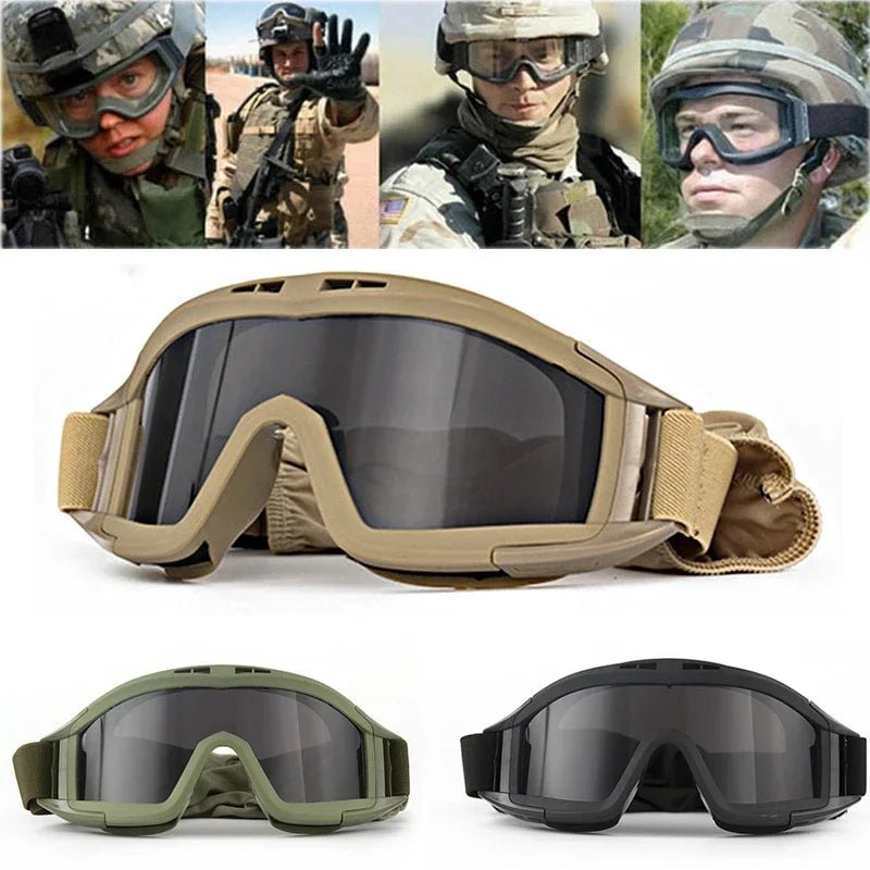 OPTRIGEAR – Taktische Schutzbrille mit 3 austauschbaren Gläsern für den Outdoor-Schutz 4