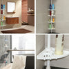 AquaNexa Adjustable Shower Tower | Waterproof Shower Caddy | Height-Adjustable Shelf | Rustproof | Bathroom Organizer