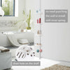 AquaNexa Adjustable Shower Tower | Waterproof Shower Caddy | Height-Adjustable Shelf | Rustproof | Bathroom Organizer