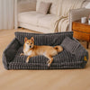 Sleep Dream Orthopedic Dog Bed – Joint-Friendly Dog Cushion with Headrest & Plush Cover