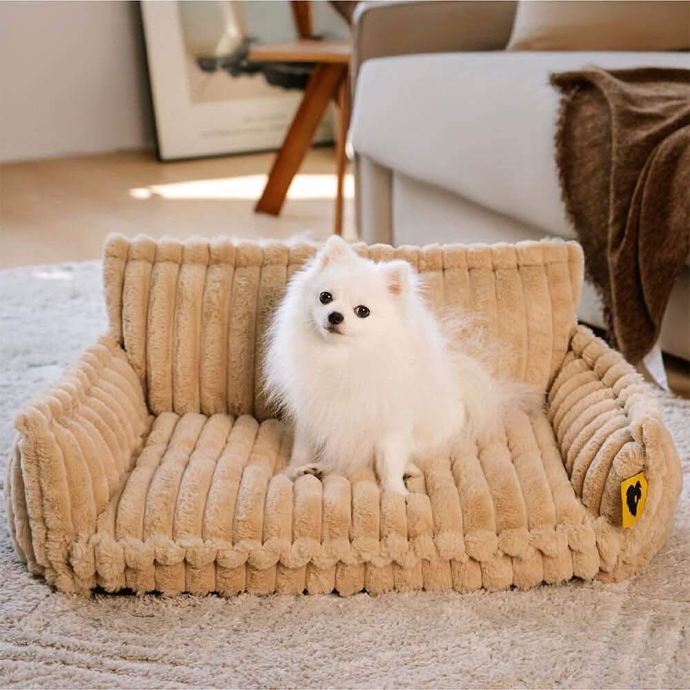Sleep Dream Orthopedic Dog Bed – Joint-Friendly Dog Cushion with Headrest & Plush Cover