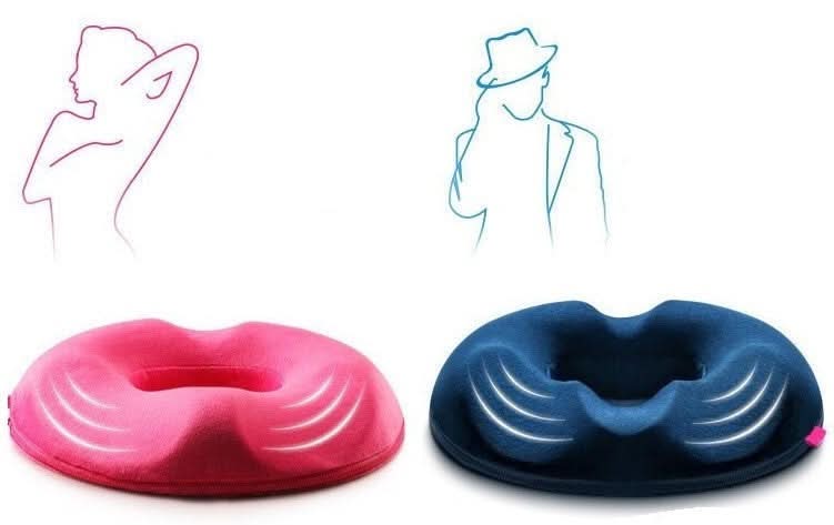Orthopädisches Sitzkissen ReliefCushion | Lindert Hämorrhoiden- und Steißbeinschmerzen | Memory-Schaum | Haltungsunterstützung | Bequemes Sitzen 8