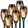 Solarbetriebene LED-Fackeln – SolarFlame Design