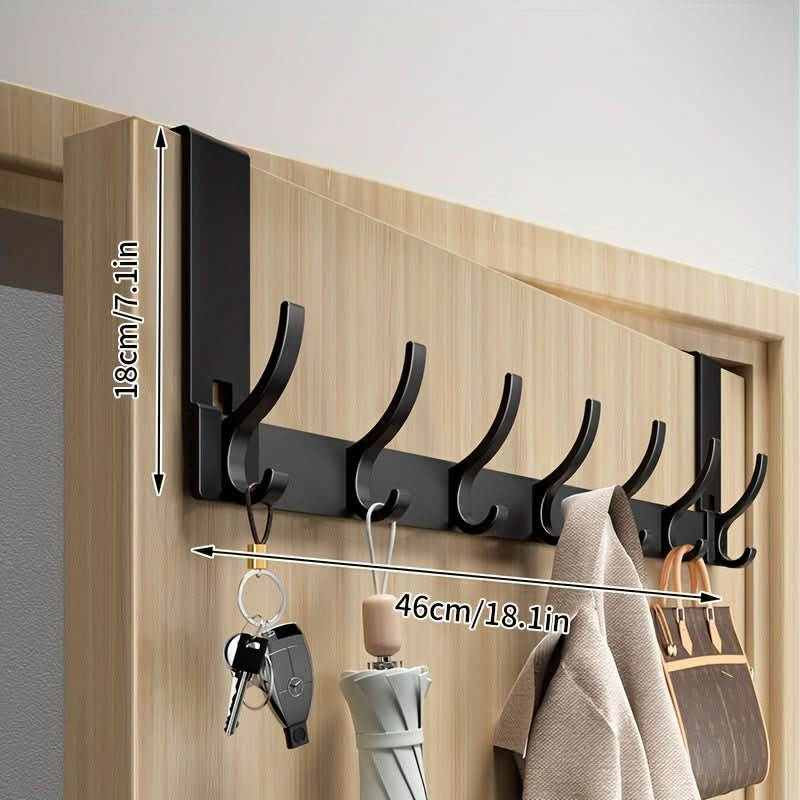 Over-The-Door Hook - Space-Saving Aluminum Door Hook for Stylish Storage