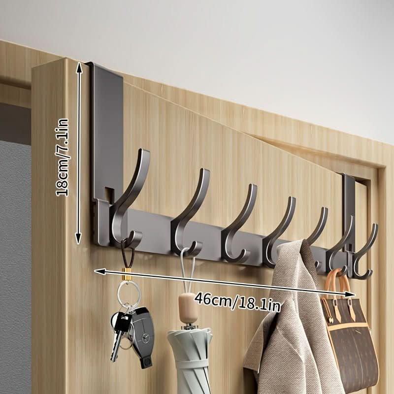 Over-The-Door Hook - Space-Saving Aluminum Door Hook for Stylish Storage