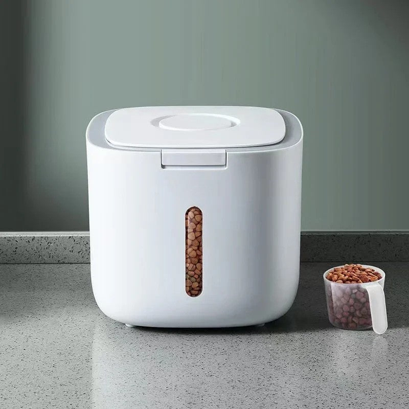 PETLOCKER – Luftdichte Futterbox für Hunde mit Messbecher 0