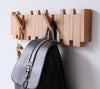 PIANOHANG – Piano-Inspired Solid Wood Wall Coat Rack with Fold-Out Hooks