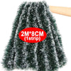PINEWRAP – Hochwertiges grünes Weihnachtsdekoband für Kränze und Baumschmuck 12