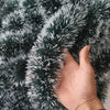 PINEWRAP – Hochwertiges grünes Weihnachtsdekoband für Kränze und Baumschmuck 4