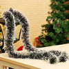 PINEWRAP – Hochwertiges grünes Weihnachtsdekoband für Kränze und Baumschmuck 6