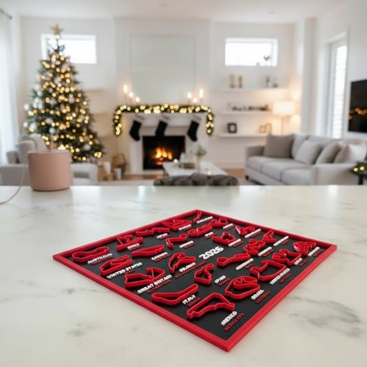 PLA PACE – Umweltfreundlicher, 3D-gedruckter Rennkalender und Display 0