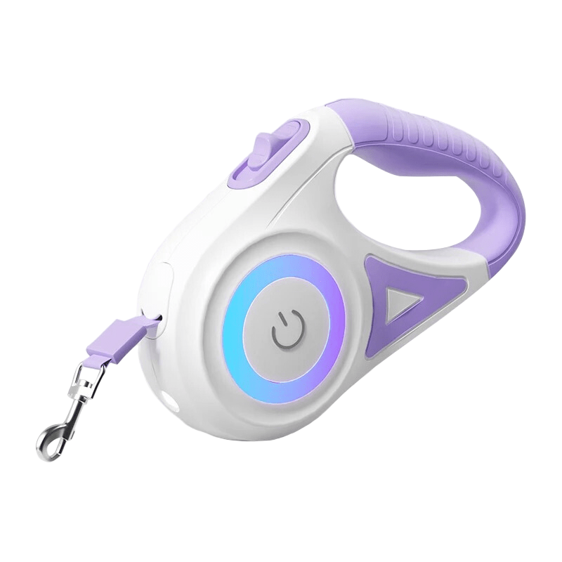 SicherGassi Leash – Illuminated Dog Leash with LED Light & Flashlight for Safe Evening Walks