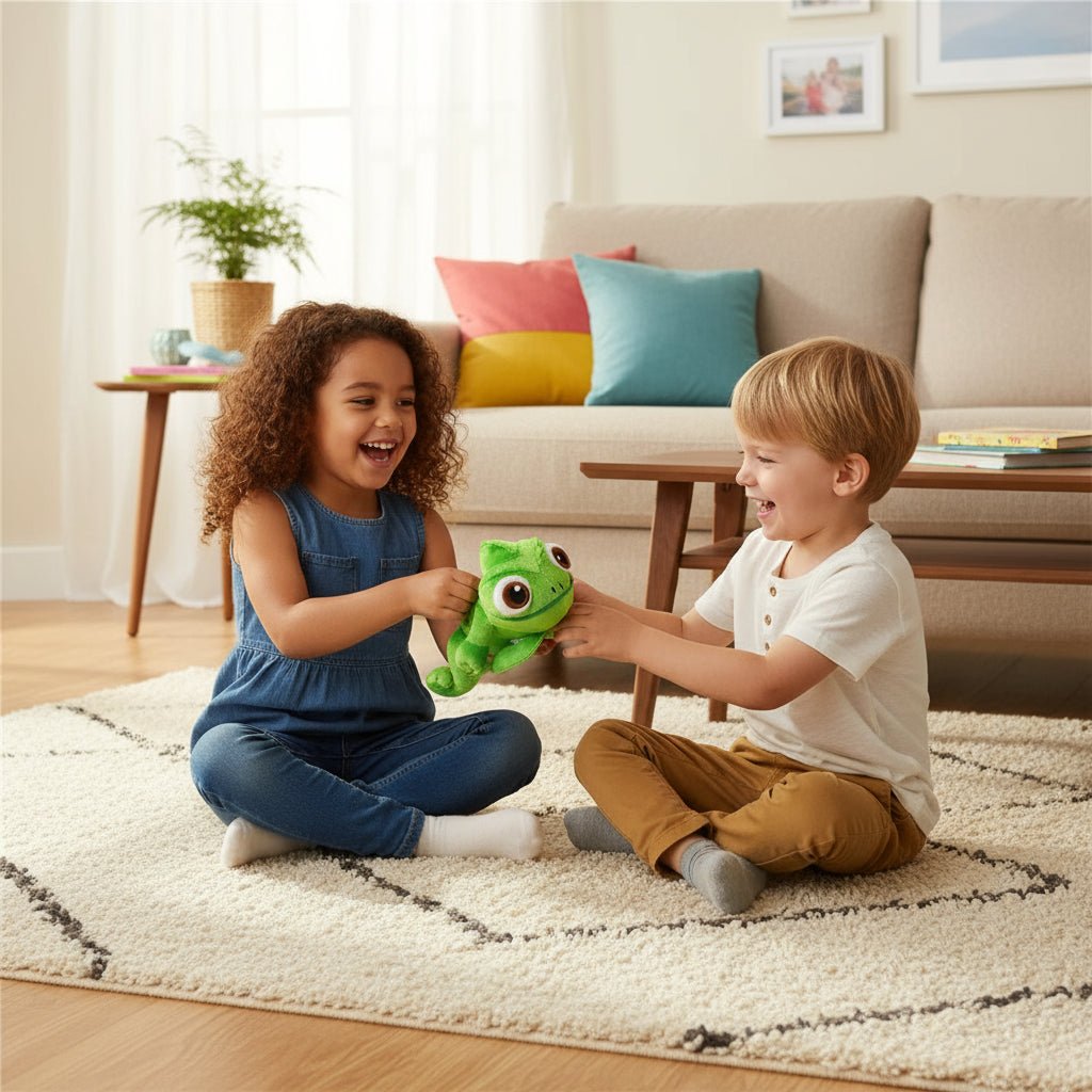 Pascal Chamäleon Plüschtier – Weiches Stofftier für Kinder, 15 cm 1