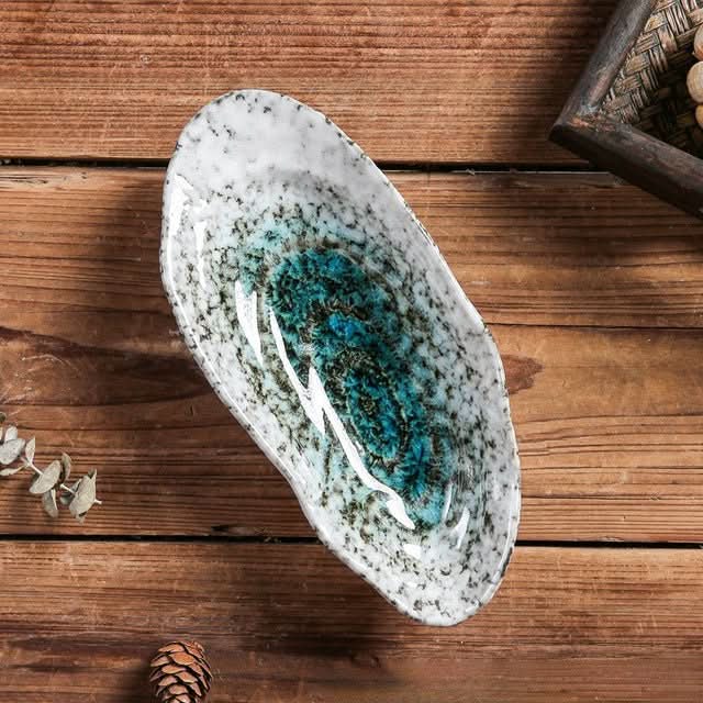 Seafina – Shell-Shaped Ceramic Dinnerware for Sushi & Appetizers
