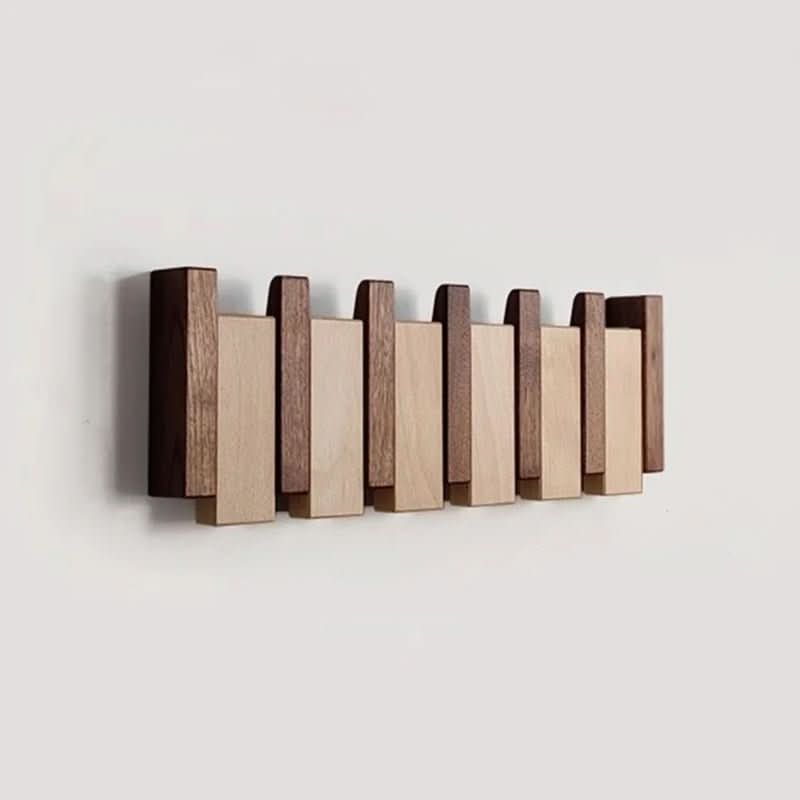 Piano Hooks - Handcrafted Wooden Piano Style Coat Rack for Stylish Wall Storage