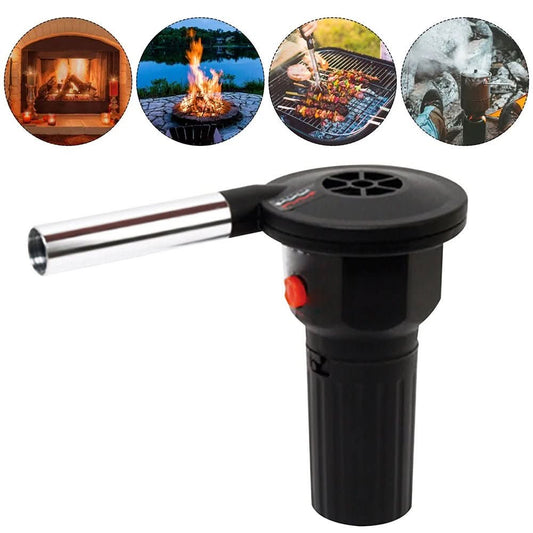 GRILLFORCE - Portable Aluminum Grill Bellows for Efficient Lighting