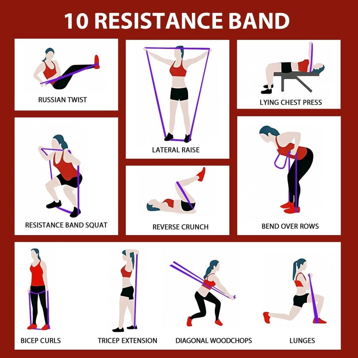 Resistance Bands – Resistance Loop Set for Versatile Strength Training