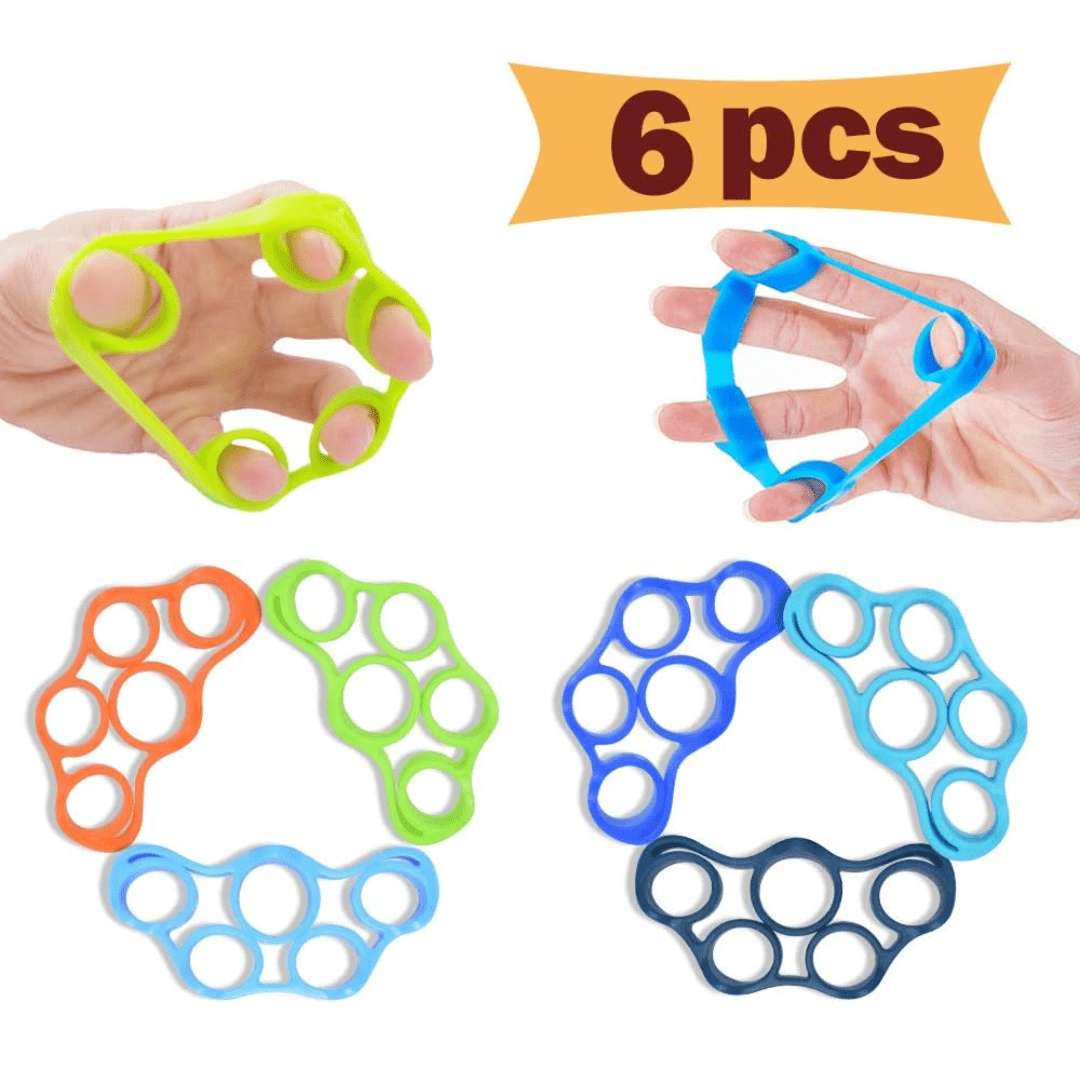 Power Grip – 6-Piece Hand Exerciser Set For Better Grip Strength & Pain Relief