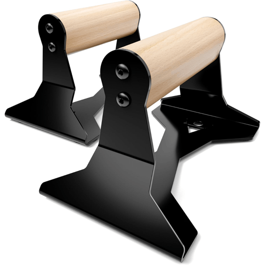 Power Grip – Ergonomic Wooden Parallettes For Safe Push-Up Training