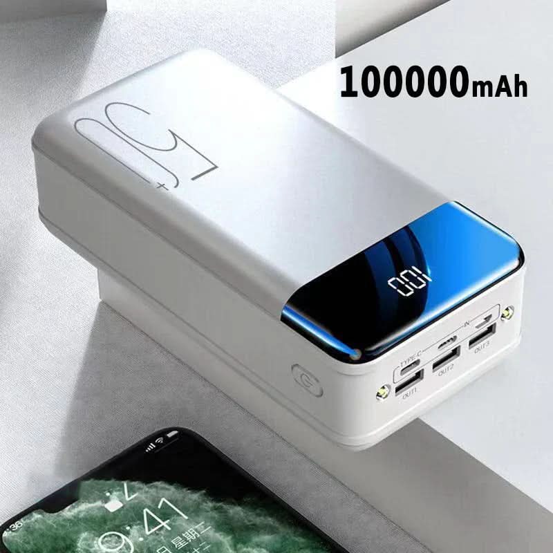 PowerMax Ultra 100K Powerbank | 100.000 mAh Kapazität | Superschnelles Laden | Tragbares Ladegerät für Telefone, Tablets und Laptops 3