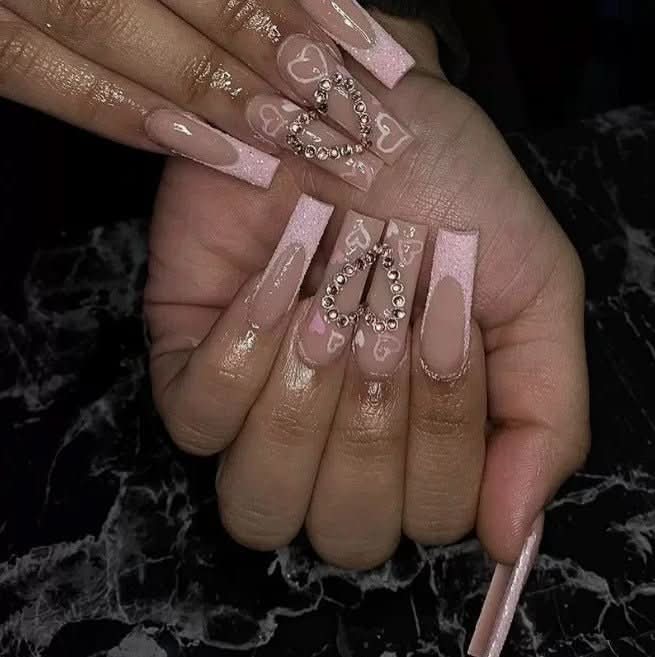 Presson Schick – 24 Rosa Kunstnägel Mit Kleber Für Schnellen Salonlook
