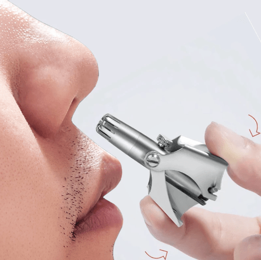 Progrim Nose Hair Trimmer - Painless Stainless Steel Hair Removal for Nose and Ears