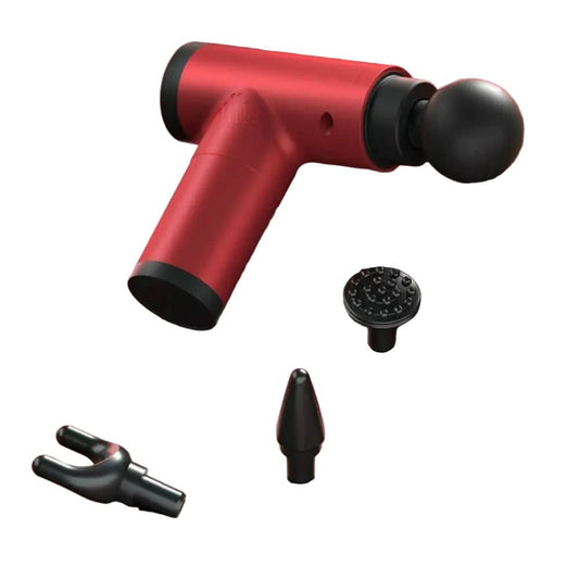 PulsePro Mini – Compact Fascia Gun with 6 Levels & 4 Massage Heads