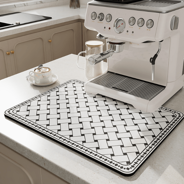Dish Drying Mat - Fast-Drying, Highly Absorbent Kitchen Mat