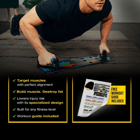 QuadroPress – Ergonomische Liegestütz-Hoch-Maschine Für Gelenkschonendes Oberkörpertraining