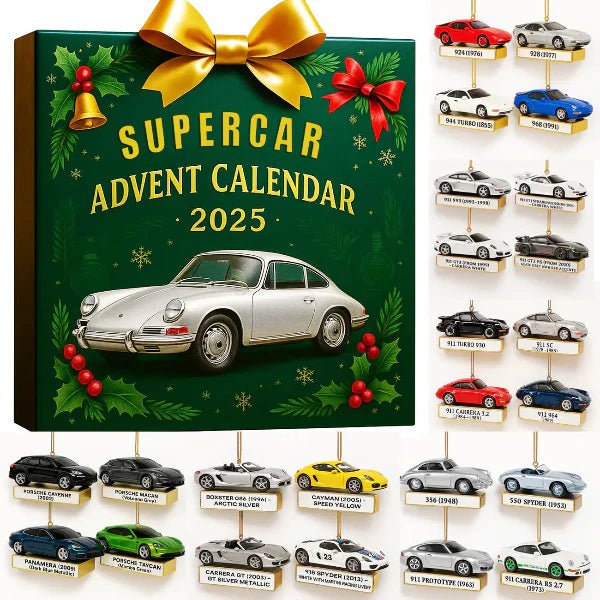 RACERXMAS – Limitierte Auflage 2025 Super-Sportwagen-Adventskalender für Sammler 4
