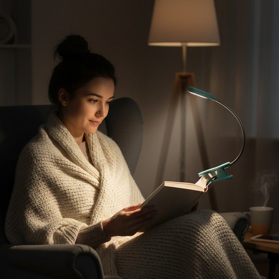 READGLOW – Augenschonende LED-Buchleuchte mit wiederaufladbaren und dimmbaren Einstellungen 4