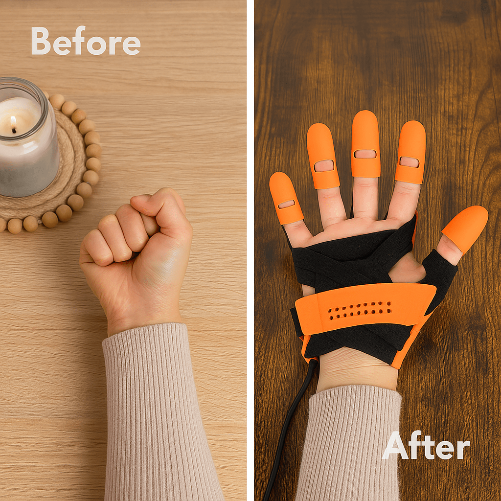 REHABGLOVE – Automatische Handtrainer-Handschuhe für die Heimrehabilitation und den Kraftaufbau 5