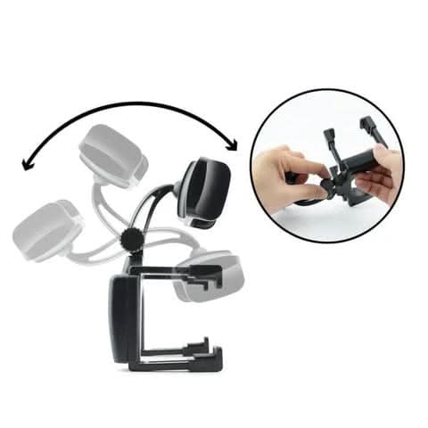 Road View – Rearview Mirror Phone Holder For Safe And Comfortable Driving