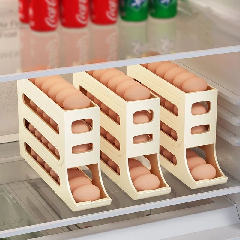 ROLLKEEP – Eieraufbewahrungsbox mit großem Fassungsvermögen und Rolldesign für 30 Eier 3