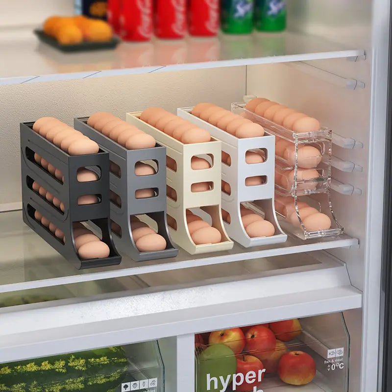 ROLLKEEP – Eieraufbewahrungsbox mit großem Fassungsvermögen und Rolldesign für 30 Eier 6