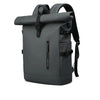 ROLLTRAIL Backpack - Expandable Rolltop Backpack with USB, Laptop Compartment & Anti-Shock System