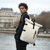 ROLLTRAIL Backpack - Expandable Rolltop Backpack with USB, Laptop Compartment & Anti-Shock System