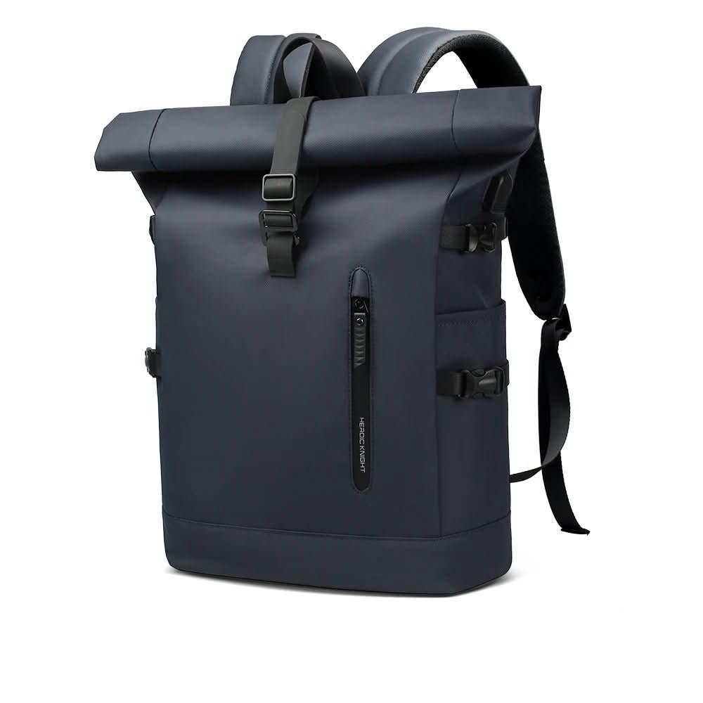 ROLLTRAIL Backpack - Expandable Rolltop Backpack with USB, Laptop Compartment & Anti-Shock System