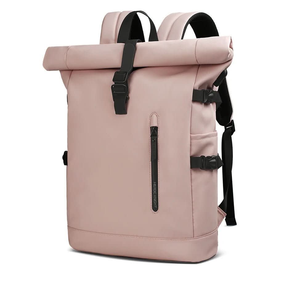 ROLLTRAIL Backpack - Expandable Rolltop Backpack with USB, Laptop Compartment & Anti-Shock System