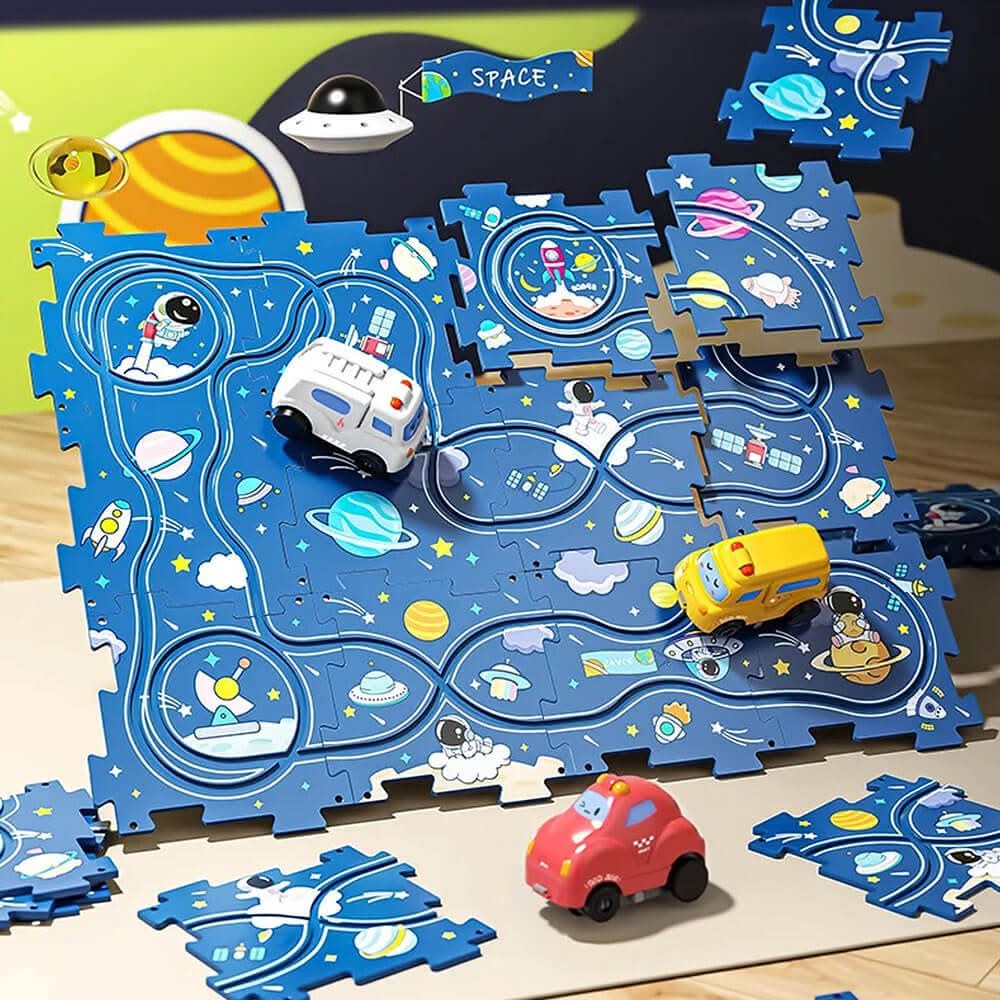 Craft Puzzle Game – Creative Building and Racing Game for Kids