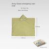 Rain Protection Poncho – Emergency Rain Poncho with Hood for Outdoor Protection