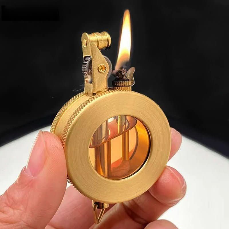 Flametrack - Retro Metal Kerosene Lighter in Compact Vintage Design