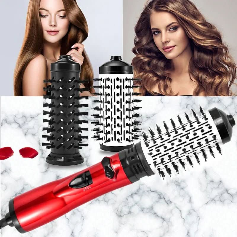 Revolveglam – 3-in-1 Haartrockner, Glättbürste & Lockenstyler für Schnelles Styling