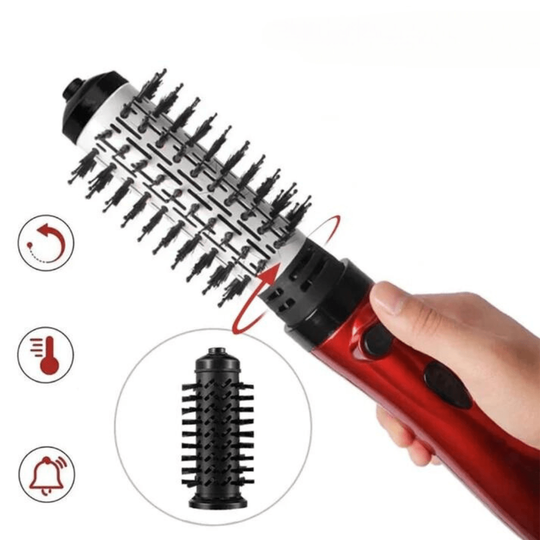 Revolveglam – 3-in-1 Haartrockner, Glättbürste & Lockenstyler für Schnelles Styling