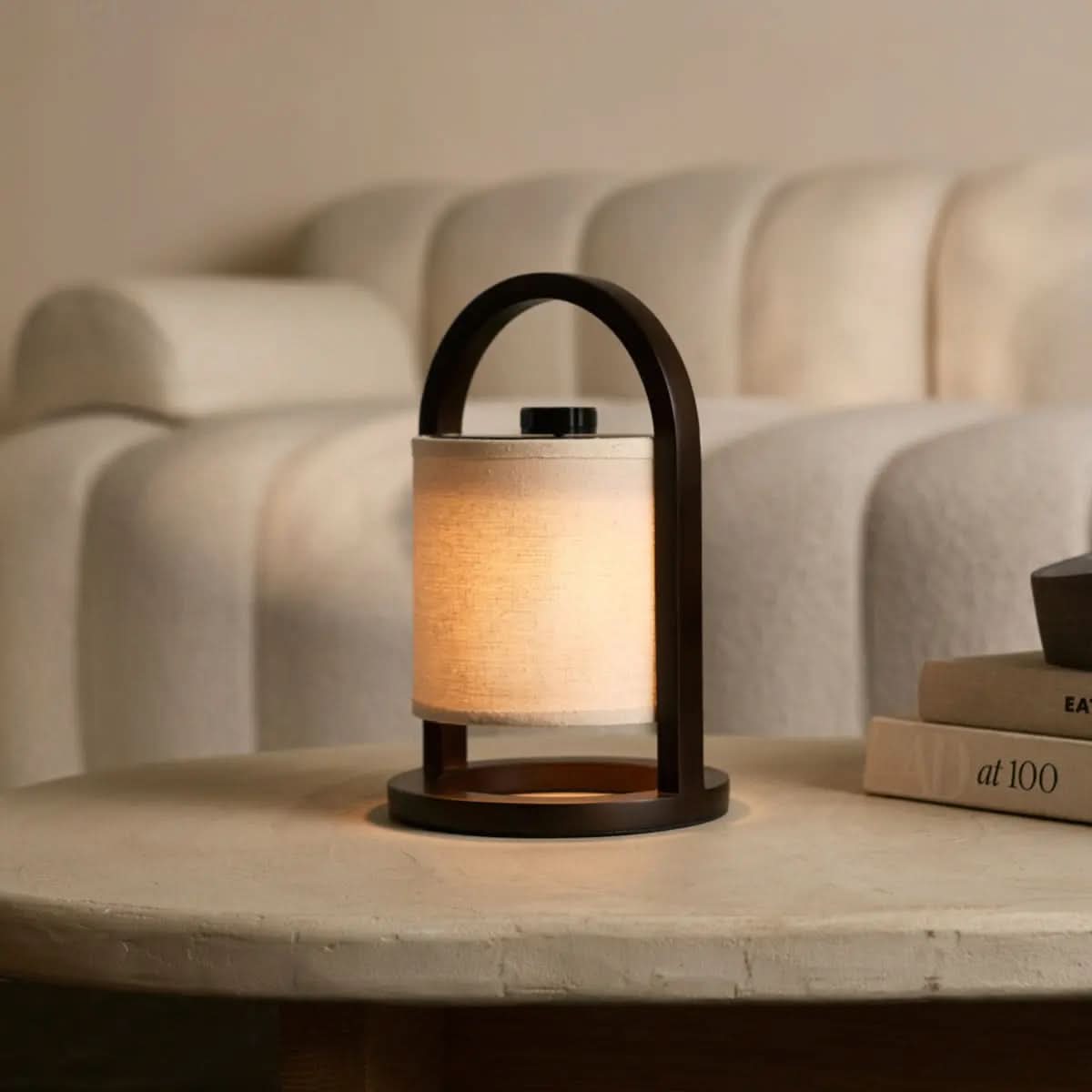 LumiWood LED-Tischlampe – Drahtlos, 3 Lichtmodi & Akku bis zu 100 Stunden-3