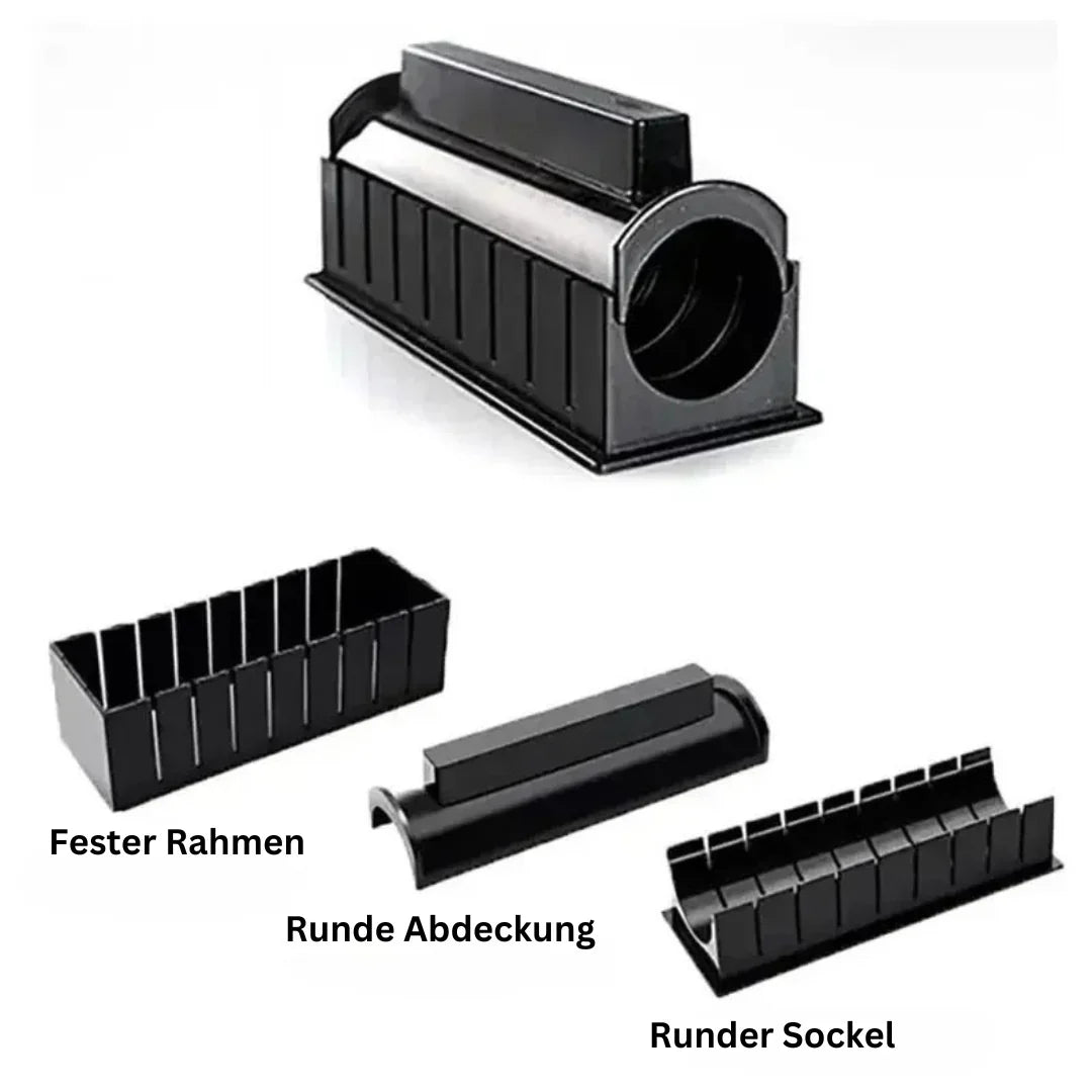 Sushi Rollen Und Schneiden Set – Praktisches Sushi Kit Mit Schablonen Und Zubehör